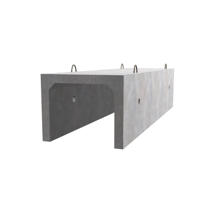 Железобетонный лоток ЛК 75.90.45-1